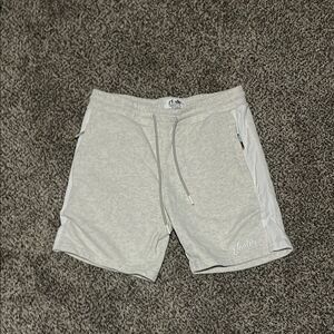 Mens heather grey jeeters lux shorts
